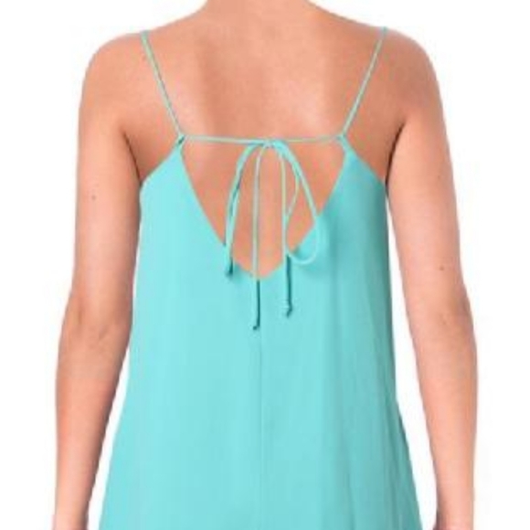 Mary and Mabel Aqua Pocket Tie Back Dress - Picture 4 of 8